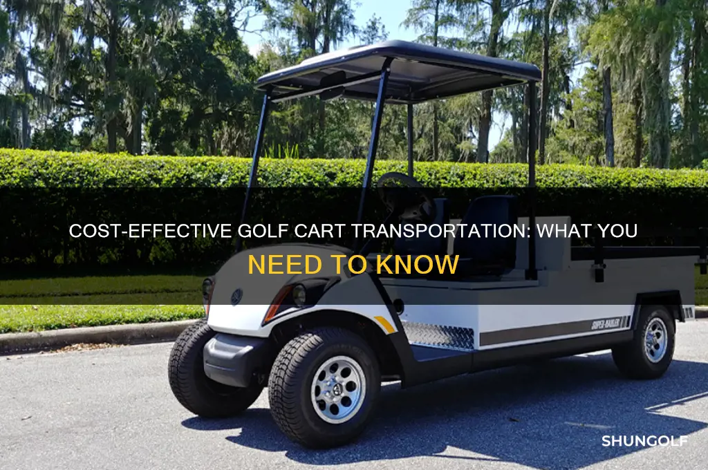 how much to transport a golf cart