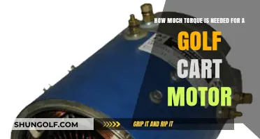 Optimal Torque Requirements for Efficient Golf Cart Motor Performance