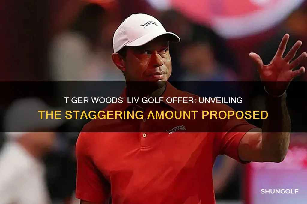 how much was tiger offered to play liv golf