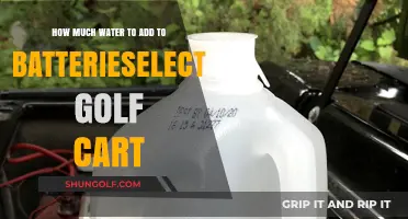 Proper Water Levels for Electric Golf Cart Batteries: A Guide