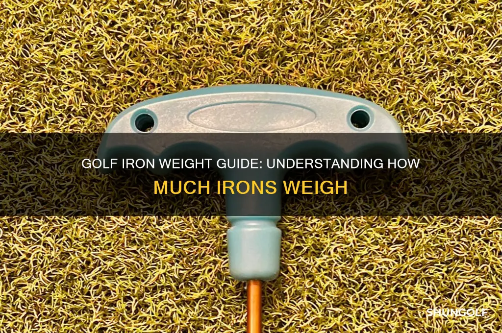 how muich does an iron weigh golf