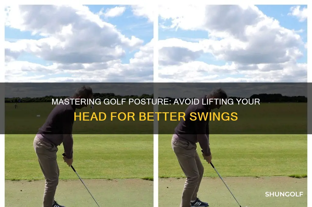 how not to lift your head in golf