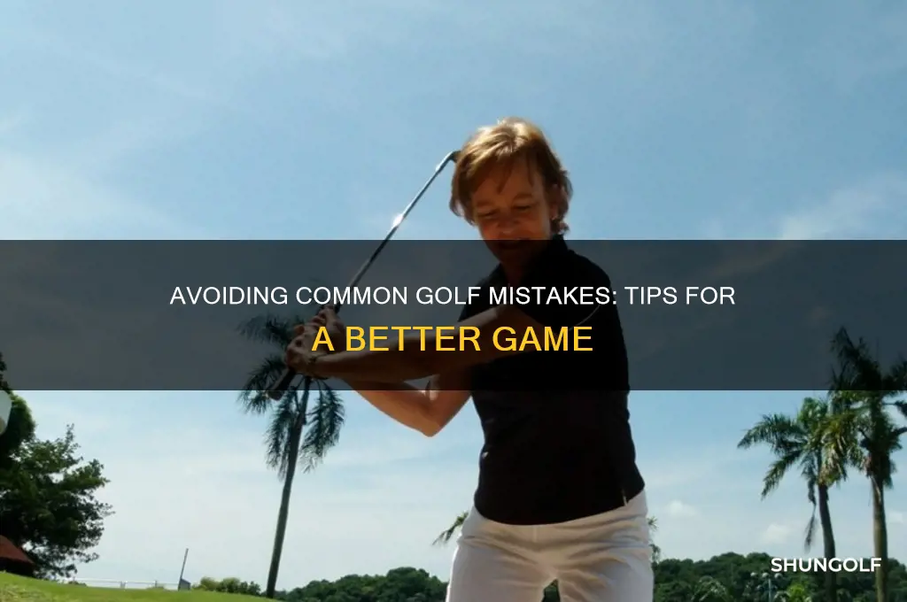 how not to play golf
