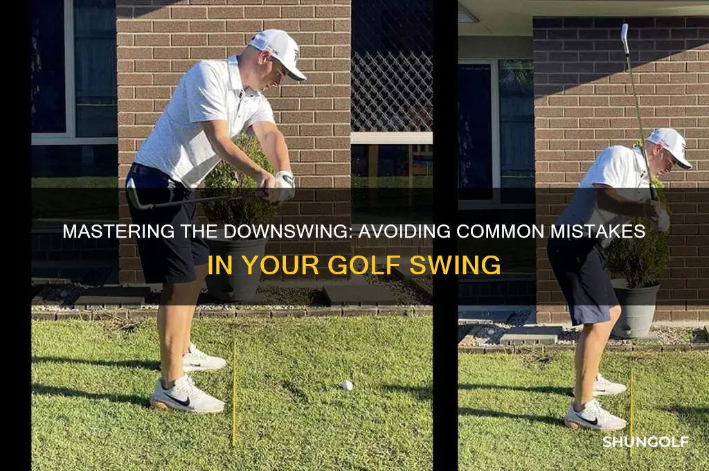how not to rush the downswing in golf