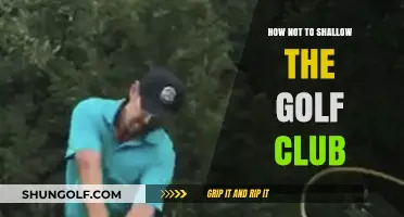 Master Your Swing: Avoid Shallowing the Golf Club Effectively