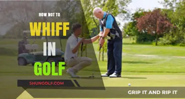 Golf: Avoid Whiffing with Simple Tips