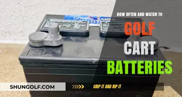 Maintaining Golf Cart Batteries: Optimal Water Refill Frequency Guide