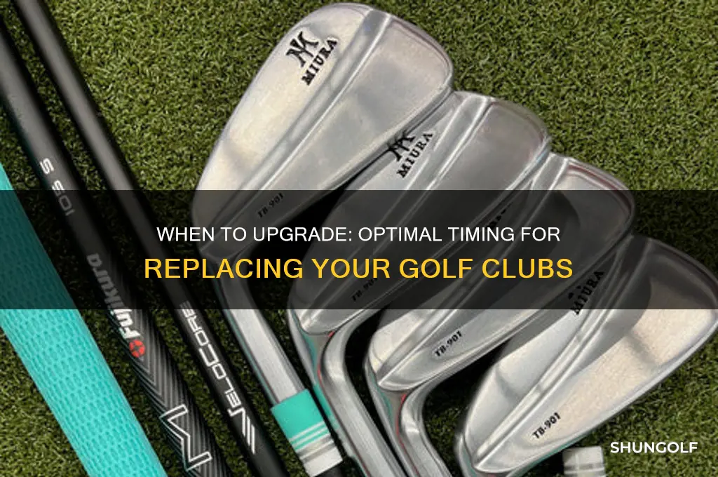 how often change golf clubs