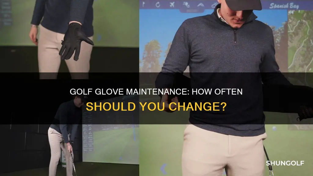 how often change golf glove
