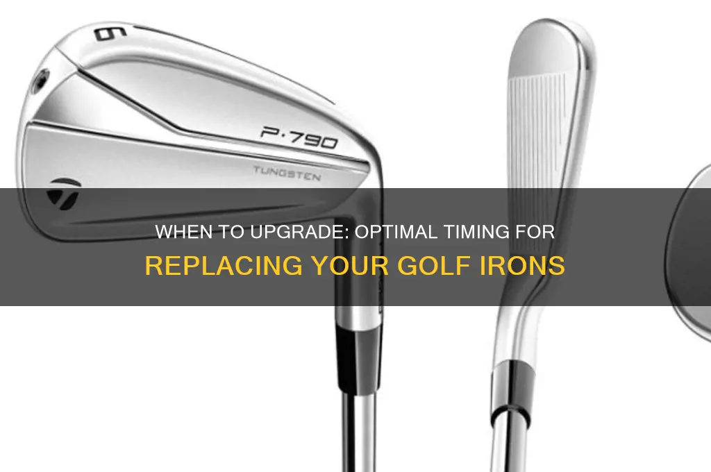 how often change golf irons
