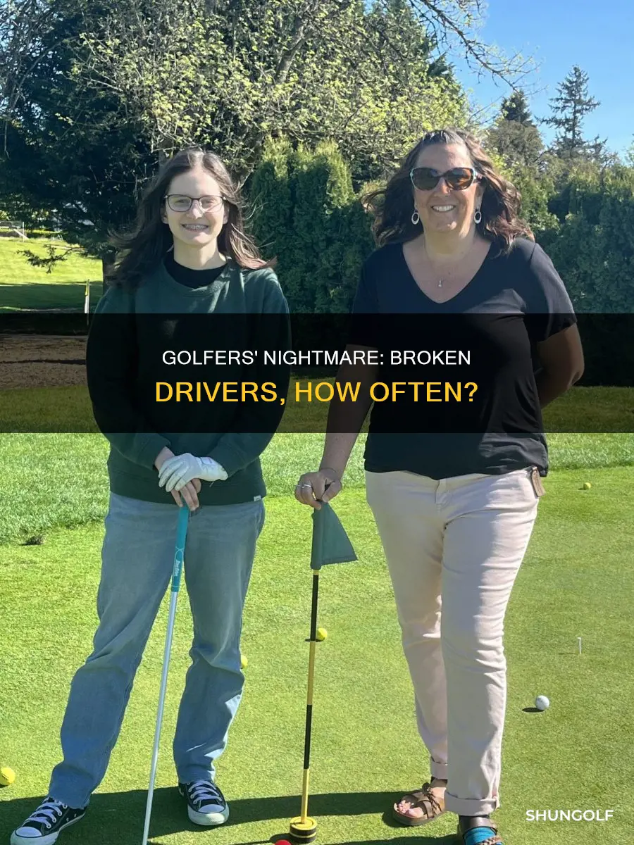 how often do drivers break golf