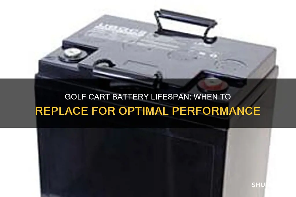 how often do golf cart batteries need to be replaced