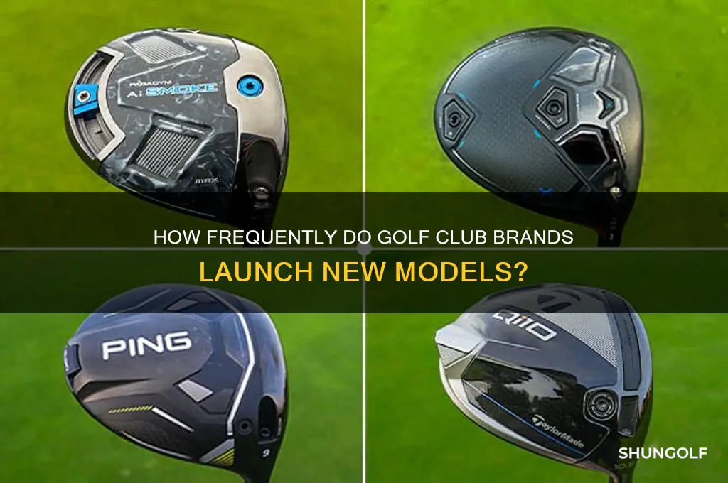how often do golf club companies introduce new clubs