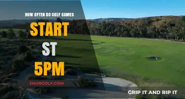 When Do Golf Games Tee Off at 5 PM? A Scheduling Insight