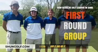 Golf Leaders in Same First Round Group: Frequency and Insights