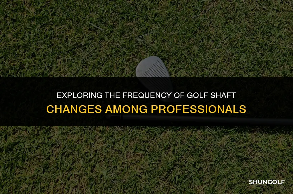how often do golf pros change shafts