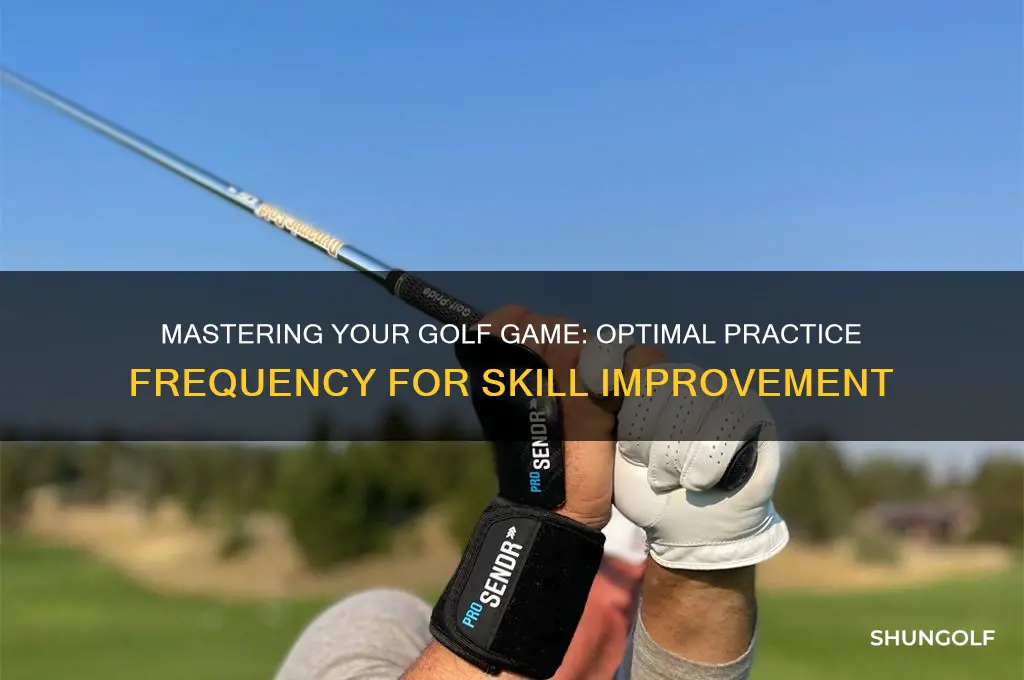 how often do i need to play golf to improve