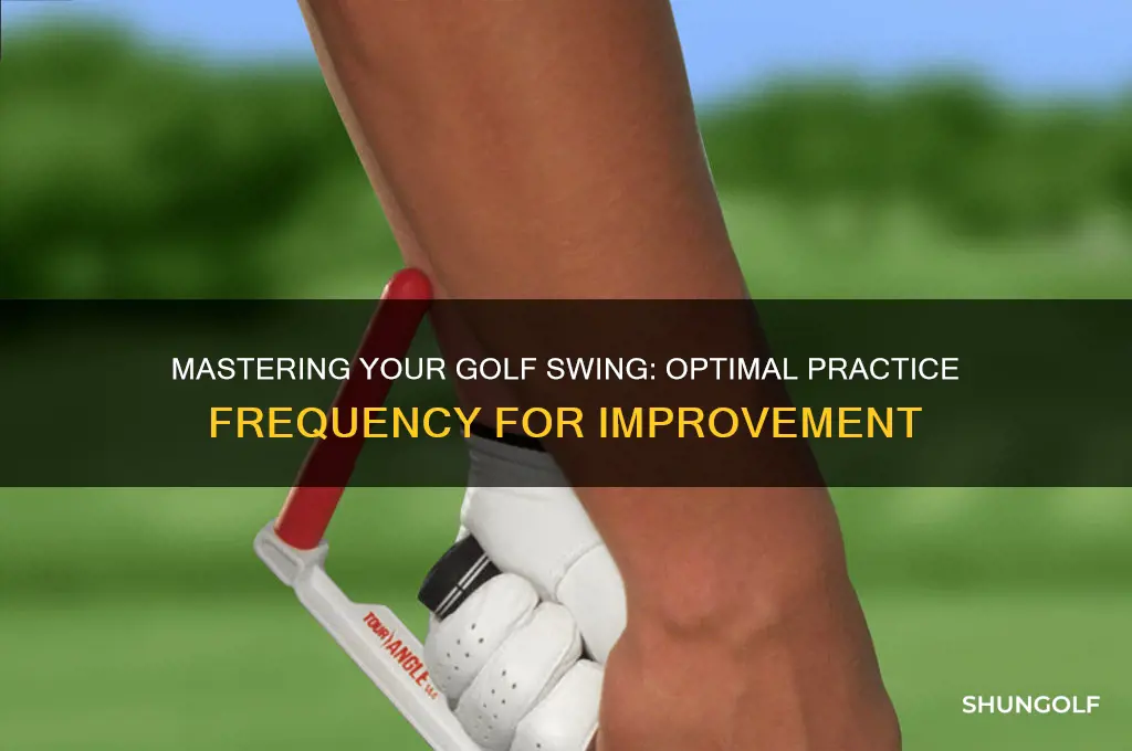 how often do i need to practice golf
