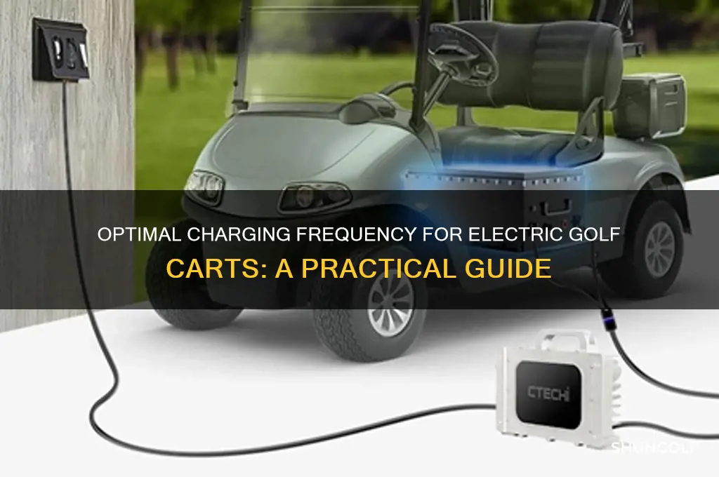 how often do you have to charge electric golf cars
