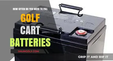 Golf Cart Battery Maintenance: Optimal Filling Frequency for Longevity
