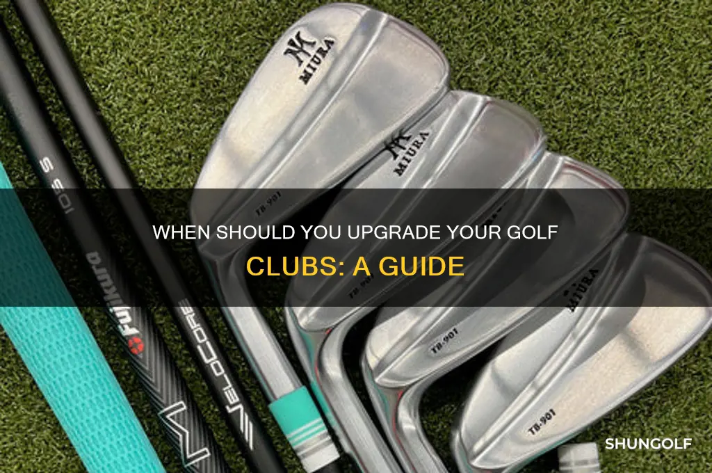 how often do you upgrade your golf clubs