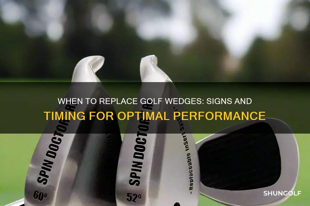how often should golf wedges be replaced