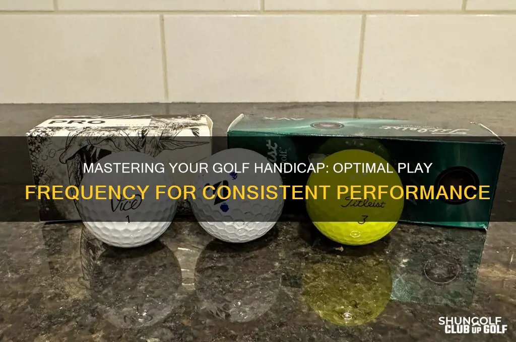 how often should i play to my golf handicap