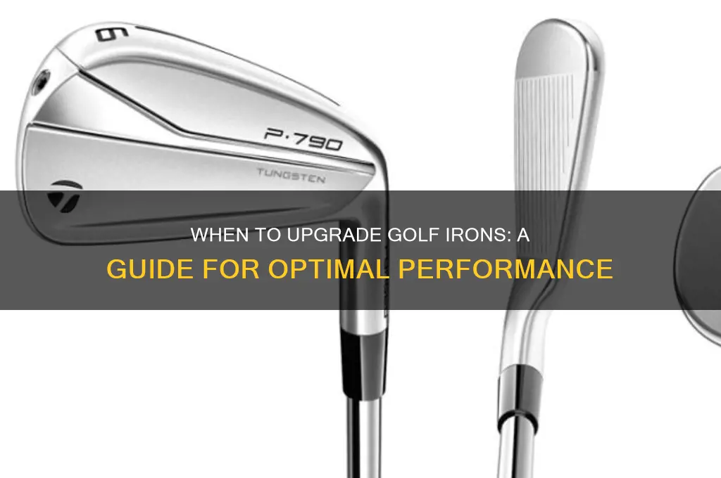 how often should i update my irons golf