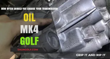 Optimal Transmission Oil Change Frequency for Your MK4 Golf
