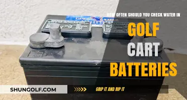 Maintaining Golf Cart Batteries: Optimal Water Check Frequency Guide