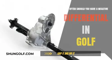 Mastering Golf's Negative Differential: Optimal Frequency for Skill Improvement