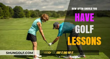 Mastering Your Golf Swing: Optimal Lesson Frequency for Skill Improvement