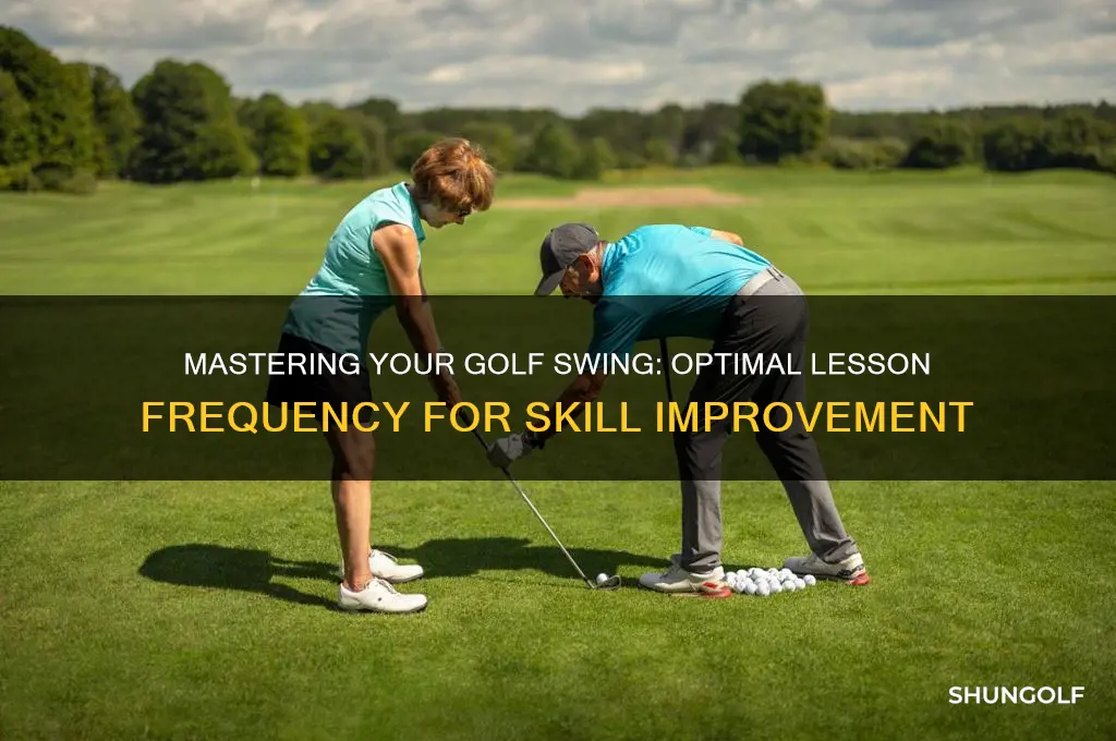 how often should you have golf lessons