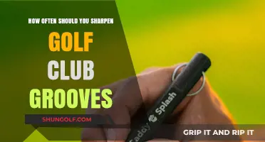 Optimal Golf Club Groove Sharpening Frequency for Peak Performance