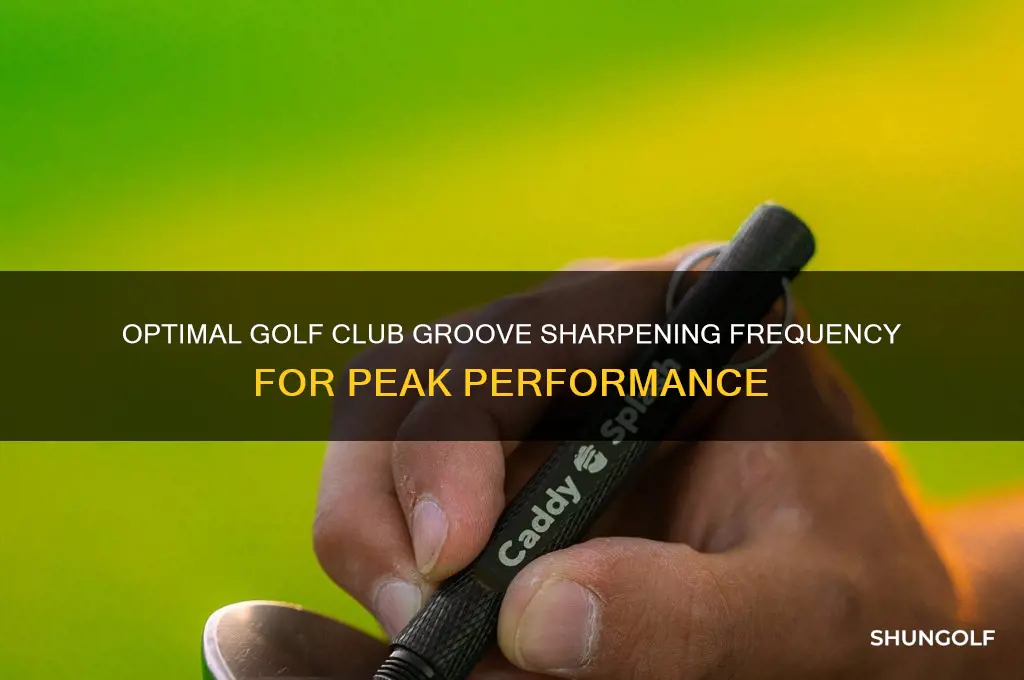 how often should you sharpen golf club grooves