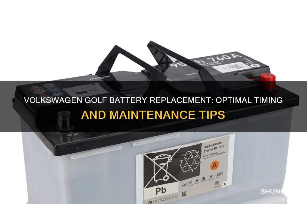 how often u need to replace battery on volkswagen golf