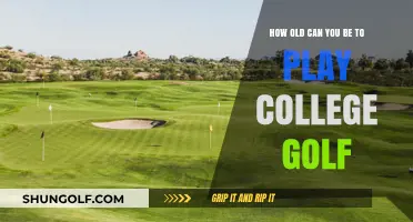 Exploring Age Limits for College Golf: When Can You Play?