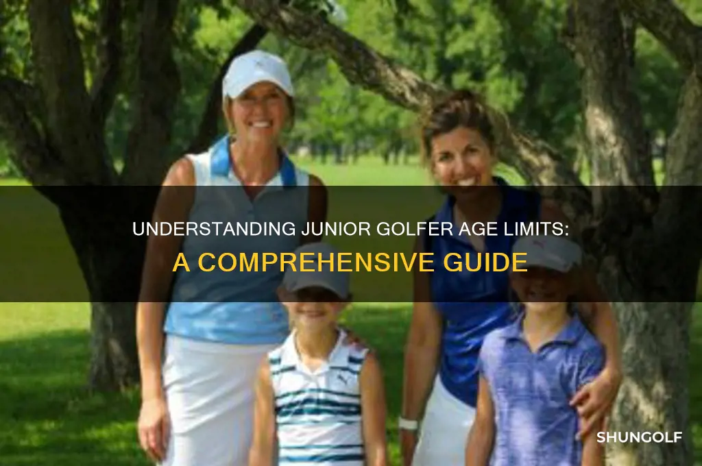 how old is a junior golfer