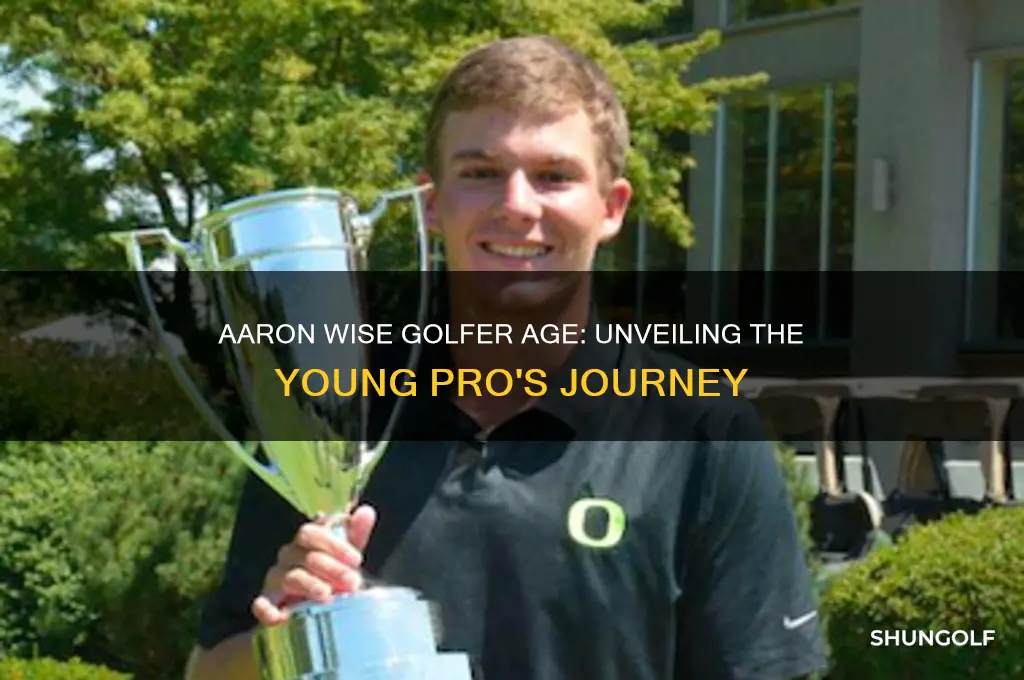 how old is aaron wise golfer