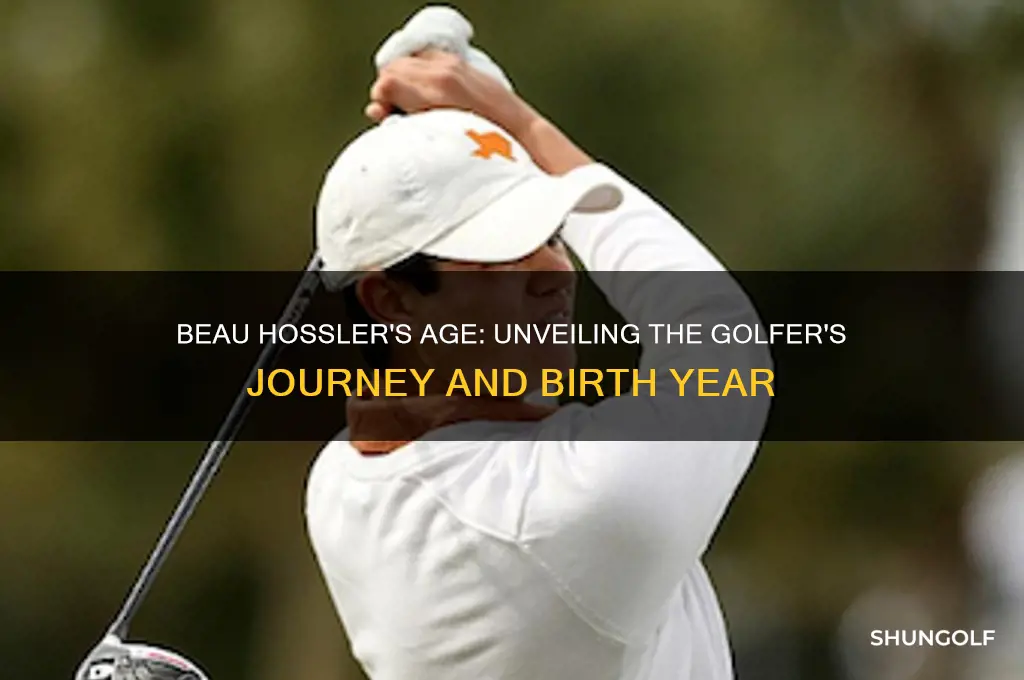 how old is beau hossler golfer