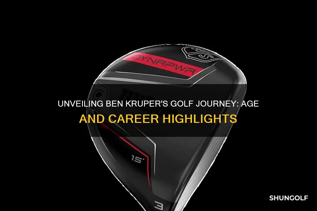 how old is ben kruper golf