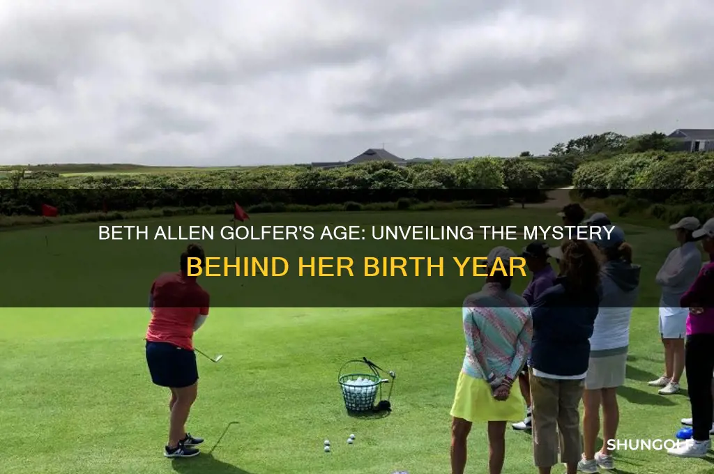 how old is beth allen golfer