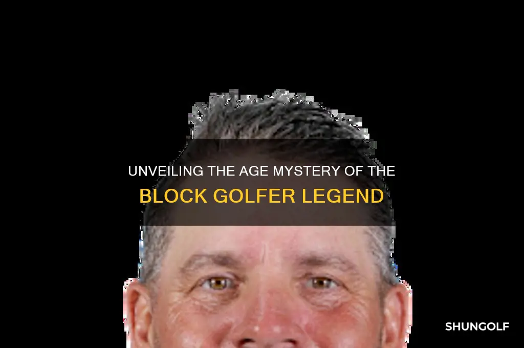 how old is block golfer