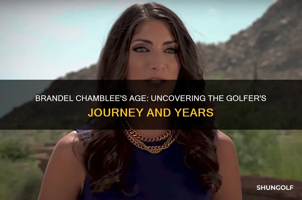how old is brandel chamblee the golfer