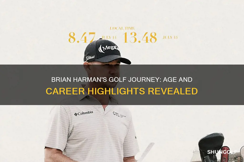 how old is brian harman golf