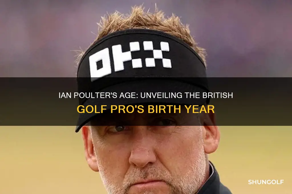 how old is british pro golfer ian poulter