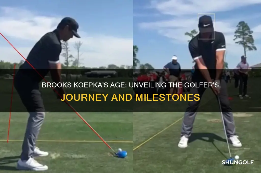 how old is brooks koepka golfer