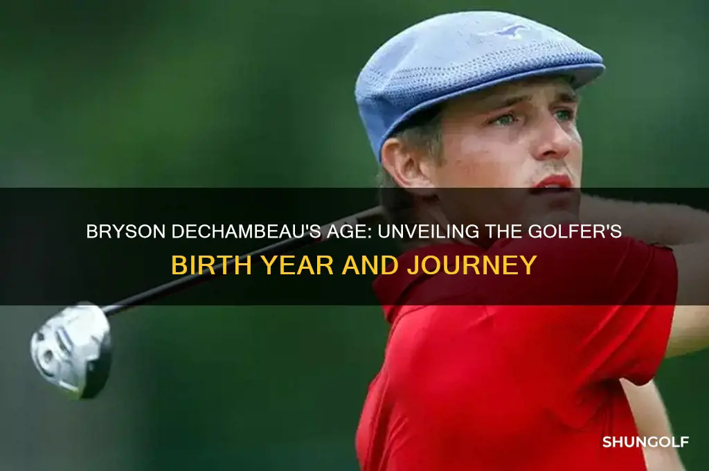 how old is bryson dechambeau golfer