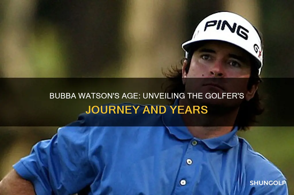 how old is bubba watson the golfer
