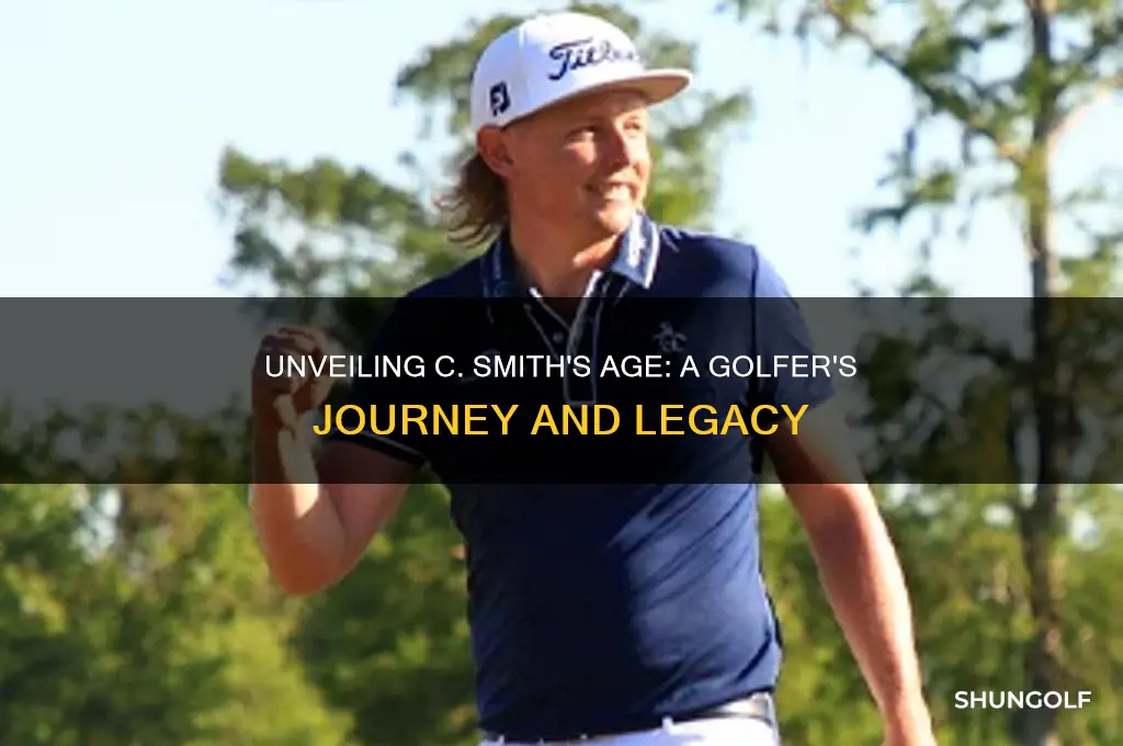 how old is c smith golfer